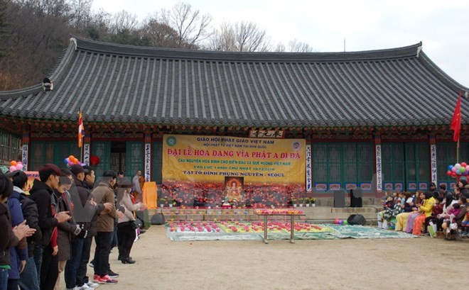 Phật tử Việt Nam tại Hàn Quốc hướng về Tổ quốc - ảnh 1